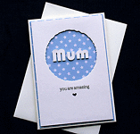 Amazing Mum (Stars) - Handcrafted Mothers Day Card - dr17-0020
